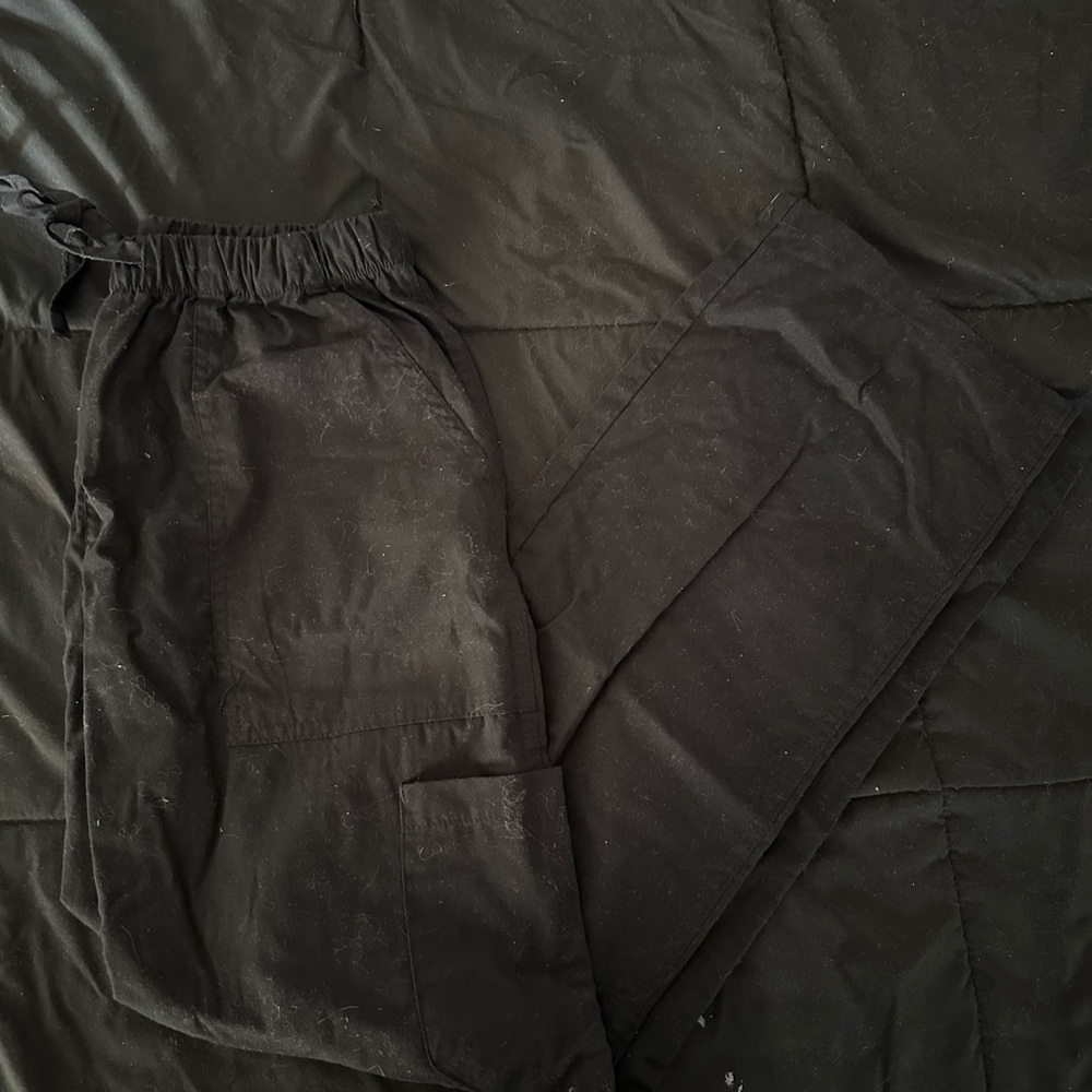 Medium medgear black scrub pants